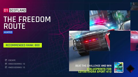 Asphalt 9 Legends - Scotland - The Freedom Route - Lotus Evora Sport 410