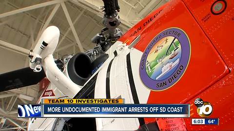 More undocumented immigrant arrests of San Diego coast