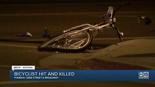 Bicyclist hit and killed in Phoenix