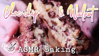 Gooey 'n thick | Choc chip 🍪 Walnut Cookies | ASMR Tingles