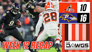 Week 12 Recap: Cleveland Browns at Baltimore Ravens