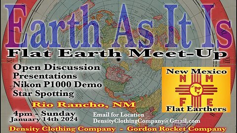 [archive] Flat Earth meetup New Mexico Jan 14, 2024 ✅
