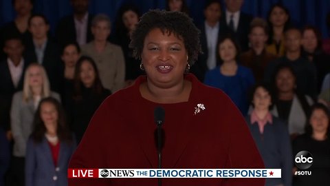 Stacey Abrams gives Democratic Response to State of the Union