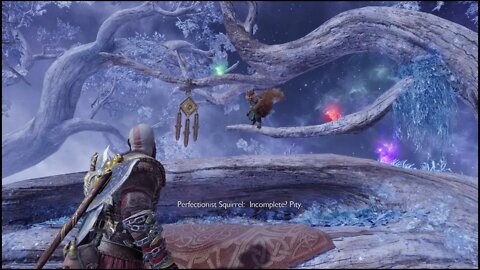 Kratos Likes Perfectionist Squirrel | God of War: Ragnarök 4K Clips (PS5, PS4) | God of War Ragnarok