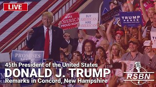LIVE: President Trump to Give Remarks in Concord, New Hampshire - 1/19/24