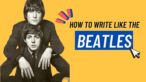How to write songs like the Beatles only using 3 chords!