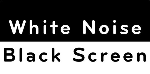 White Noise Black Screen | For Sleeping, Studying, Insomnia | 3 Hours Baby Sleep Sounds