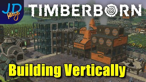 Building Vertically🌲 Timberborn 🐻 Niagara Falls Custom Map 🌲 Ep8