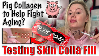 Pig Collagen To Help Fight Aging? Testing Manla Kar aka Skin Colla! Code Jessica10 saves you Money