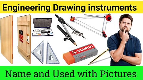 Engineering Drawing instruments and It's used || Drawing instruments || Drawing tools and used