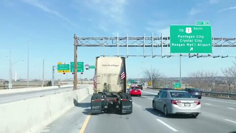 Rollin4Freedom with The People's Convoy - Rollin around DC.