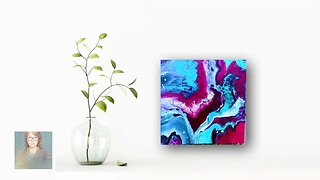 See This Open Cup Acrylic Pour #fluidart #acrylicpour