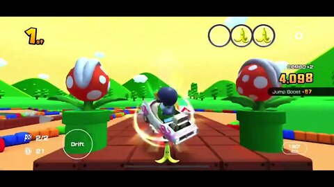 Mario Kart Tour - RMX Mario Circuit 1R Gameplay