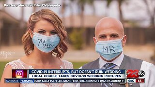Couple doesn't let COVID-19 outbreak ruin their wedding
