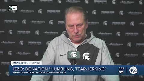 Tom Izzo humbled by Mat Ishbia's $32 million donation to MSU