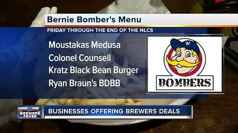 Milwaukee businesses offer Brewers deals