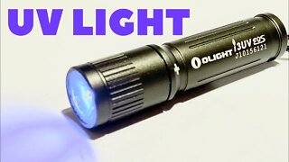 Olight UV Black Light I3UV Eos Compact Flashlight Review