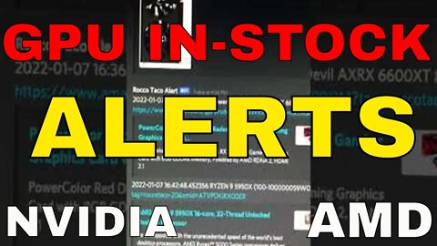 GPU IN-STOCK ALERTS #Shorts