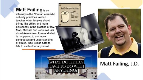 ROPE Report #59 - Matt Failing; What Do Ethics Have To Do With Republican Politics In Oklahoma?