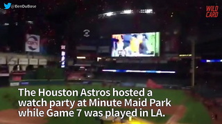 Fan Reaction At Minute Maid Park Shows How Much World Series Means To Houston