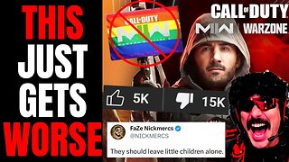 Call Of Duty Gets DESTROYED Again! | Fans Are CRUSHING Them Over Nickmercs - Leave Children Alone!