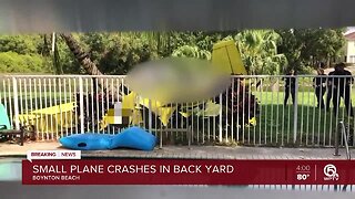 1 dead after small plane crashes in Boynton Beach backyard