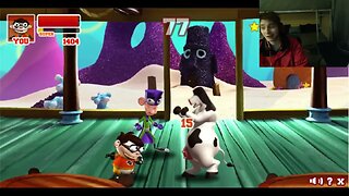 Otis The Cow VS Chum Chum The Sidekick In A Nickelodeon Super Brawl 2 Battle With Live Commentary