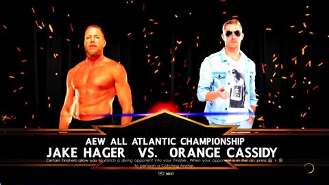 AEW Dynamite Orange Cassidy vs Jake Hager for the AEW All-Atlantic Championship