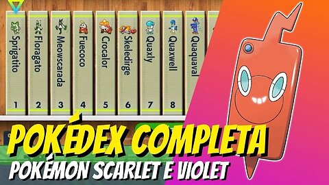 POKÉDEX COMPLETA DE PALDEA! Todos os 400 Pokémon - Pokémon Scarlet&Violet DLC