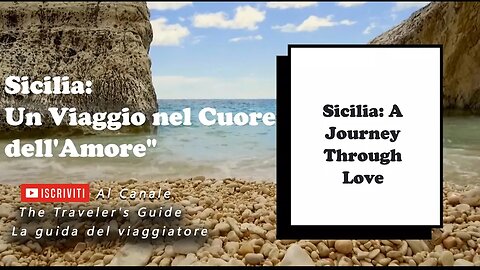 "Sicilia: Un Viaggio nel Cuore dell'Amore" #TurismoSicilia #BellezzaSiciliana #StoriaSicilia
