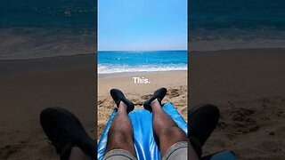 On the Beach in Turkey... watch the vlog on my channel