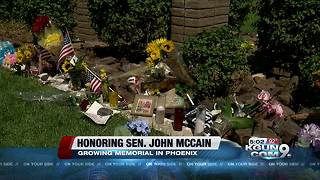 Arizonans pay tribute to Senator John McCain at Phoenix memorial