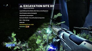 Destiny 2- Legend Lost Sector in the EDZ - Excavation Site XII 6-9-21