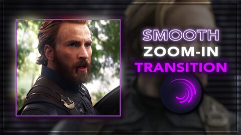 Smooth zoom in transition | Alight Motion Tutorial