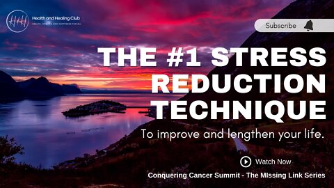 The #1 Stress Reduction Technique to Improve and Lengthen your Life - Dr Dean Ornish