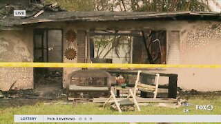 Fire destroys North Fort Myers home