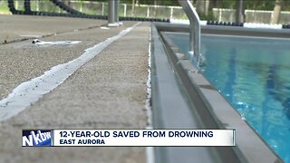 East Aurora student saved from drowning