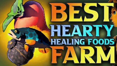 Tears Of The Kingdom Hearty Bass, Truffle, And Radish, Farm - Zelda TotK Farming Video