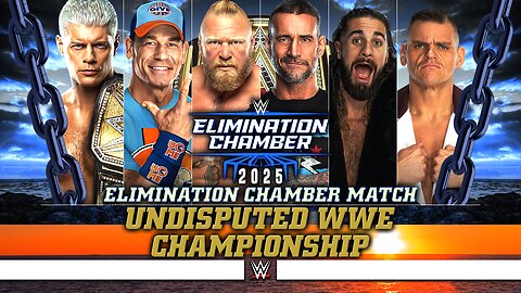 WWE Elimination Chamber 2025 - Dream Match Card