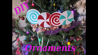 DIY Lollipop peppermint ornaments decorations Christmas Holiday party 3D print