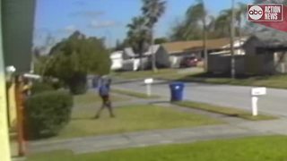 Deputies release surveillance video of suspect leaving home invasion after reportedly sexually assaulting 71YO