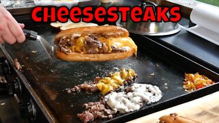 Cheesesteaks on the Blackstone Griddle