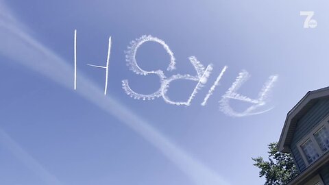 Messages in the sky over Western New York promote Wings Over Batavia Air Show