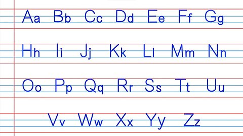 Writing Capital and Small Letters Alphabet A To Z | English Alphabets A to Z | a b c d