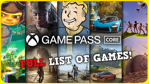 Game Pass Core Full Launch Title List