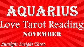 AQUARIUS *A New Romantic Spiritual Soulmate You Wished For is Here!*❣️NOV 2022 LOVE TAROT
