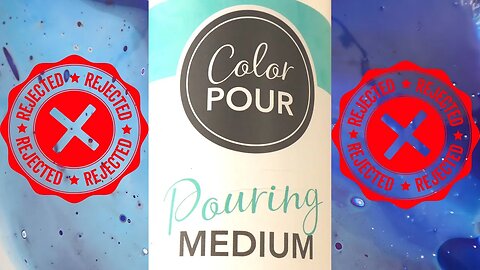 Color Pour Pouring Medium Review - Not a pouring medium for beginners!