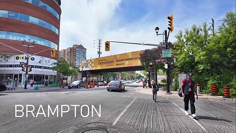 BRAMPTON Ontario - Walking to Dangerous area Brampton North 4K🇨🇦 Canada