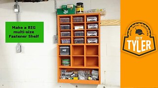 Fastener Storage Organization Shelf