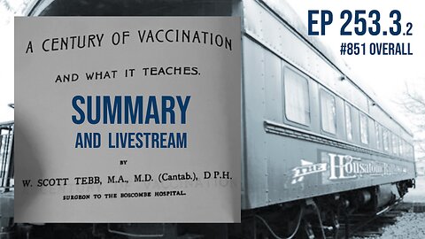 "A century of vaccination and what it teaches" (1898) William Scott Tebb (Ep 253.3.2) Summary